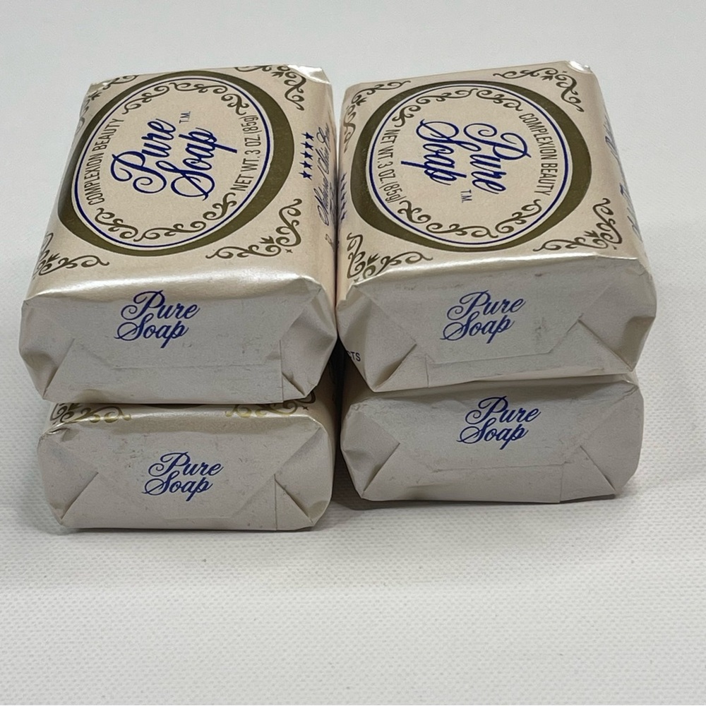 4 Bars Cal Ben Soap Co Pure Soap  3 oz  Complexion Beauty 5 Star Vintage New - Picture 4 of 7